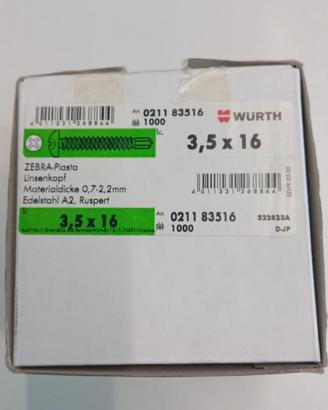 Viti Wurth Autoforanti 3.5x16 Bimetalliche