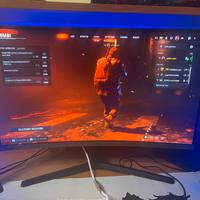 Samsung monitor 240Hz, curvo , 27 pollici