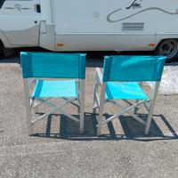 Sedie da esterno in alluminio