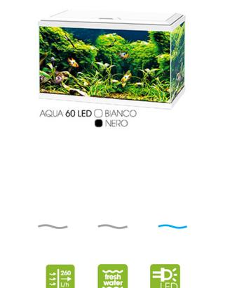 Acquario CIANO AQUA 60 LED - AQUA 60 LED PLUS
