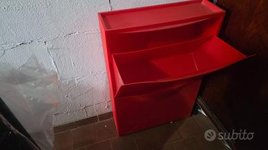 Scarpiera IKEA in plastica PVC olore Rosso