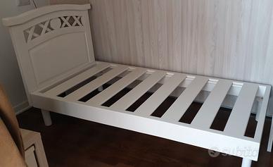 Letto singolo 190x90 + materasso ortopedico 190x90