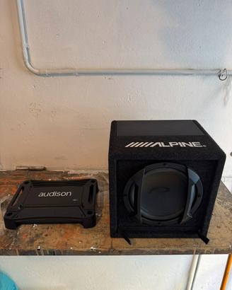Sub woofer e amplicatore