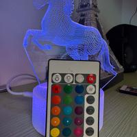 Luce notturna unicorno