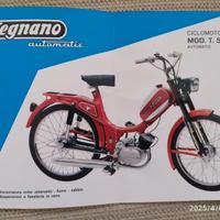 Manuale d'epoca moto legnano saxonette automatic