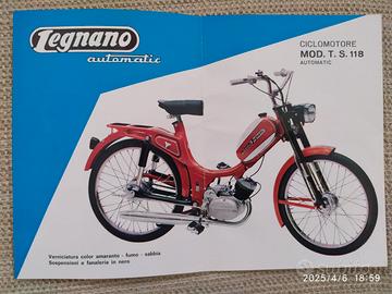 Manuale d'epoca moto legnano saxonette automatic