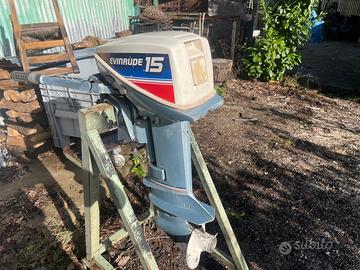 Motore Evinrude 15 cv  e Motore Honda 6cv