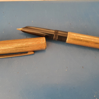 Penna stilografica zenith laminata in oro