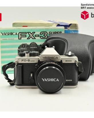 Yashica FX-3 Super 2000 Silver + 50 F1.9