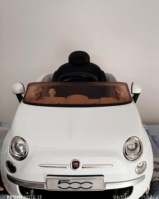 Baby car Fiat 500 elettrica come nuova