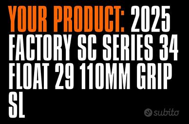 Forcella Fox Kashima 34  110 mm rale 44 2/3p