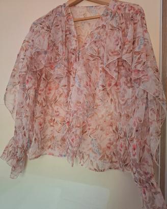 camicia donna floreale