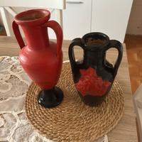 Coppia vasetti in terracotta antichi