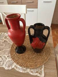 Coppia vasetti in terracotta antichi