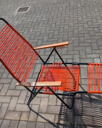 sedia a sdraio giardino pieghevole 