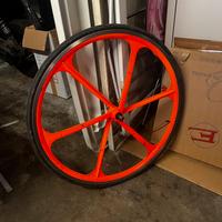 Ruota anteriore in lega scatto fisso