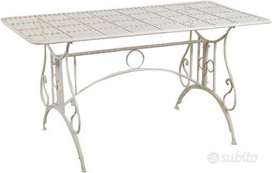 Tavolo da Giardino in Ferro Battuto Anticato | Art