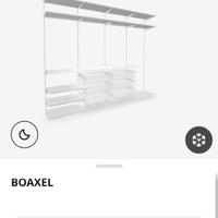 Armadio a muro guardaroba BOAXEL IKEA 