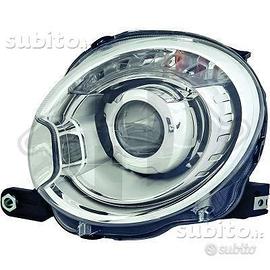 Fanali anteriori ABARTH LOOK FIAT 500 H7