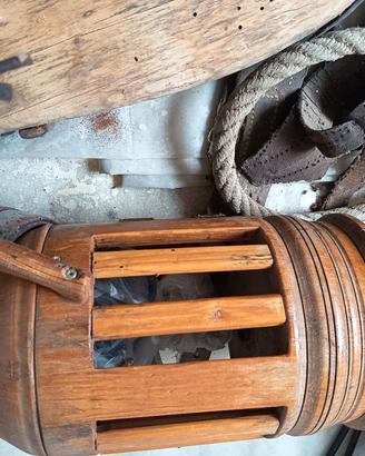 ferro da stiro Antico  paletta e laterna