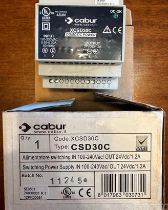 Cabur XCSD30C Domotic Power *NUOVO*