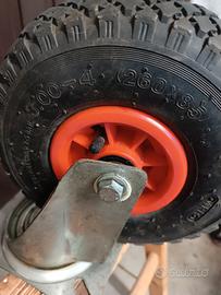 supporti ruote girevoli per carrelli 