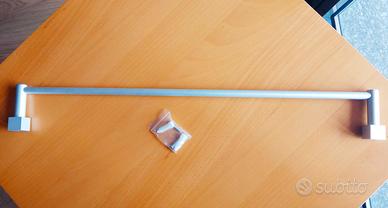 Porta asciugamani regolabile in alluminio