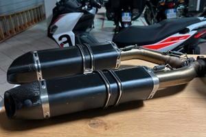 silenziatori racing aprilia shiver 900