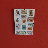 Cornice con francobolli