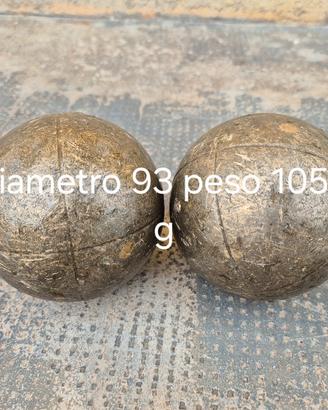 2 bocce da gioco