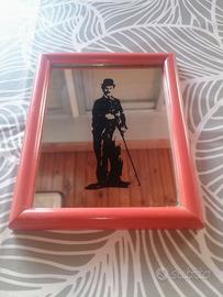 quadretto a specchio Charlie Chaplin 