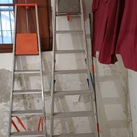 Scale con apertura a compasso in alluminio