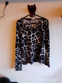Maglia da donna stile leopardato