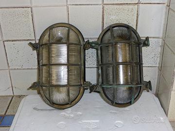 coppia lampade demolizione navale