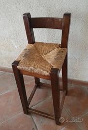 Sgabello Da Bar Con Schienale