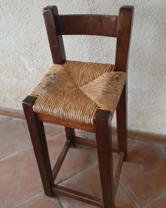 Sgabello Da Bar Con Schienale