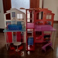 Casa delle barbie a 3 piani con ascensore