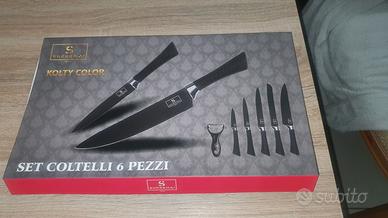 set 6 pezzi coltelli da cucina