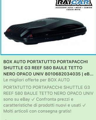 Baule per auto