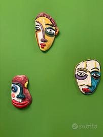 Maschere in ceramica Don Corleone Taormina