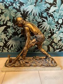 Scultura “il pescatore” Comini