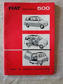 uso e manutenzione fiat 500 giardiniera