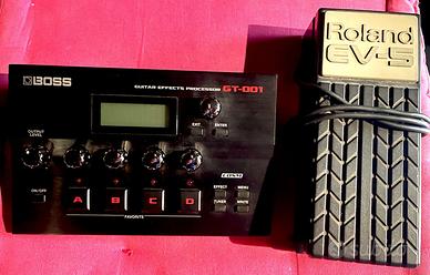 Boss GT 001+Roland EV5