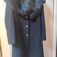 Cappotto donna di alta  e pellicciotto taglia 50