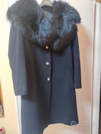 Cappotto donna di alta  e pellicciotto taglia 50