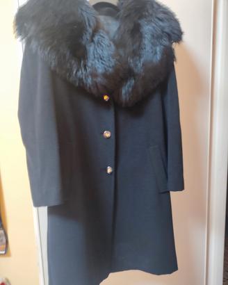 Cappotto donna di alta  e pellicciotto taglia 50