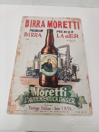 Locandina Birra Moretti 