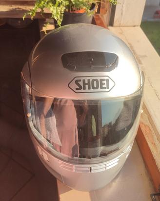 Casco modulare Shoei Syncrotec II argento