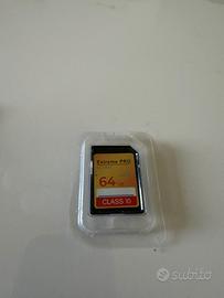 Scheda di Memoria SD Extreme PRO 64 GB