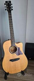 Chitarra acustica amplificata 